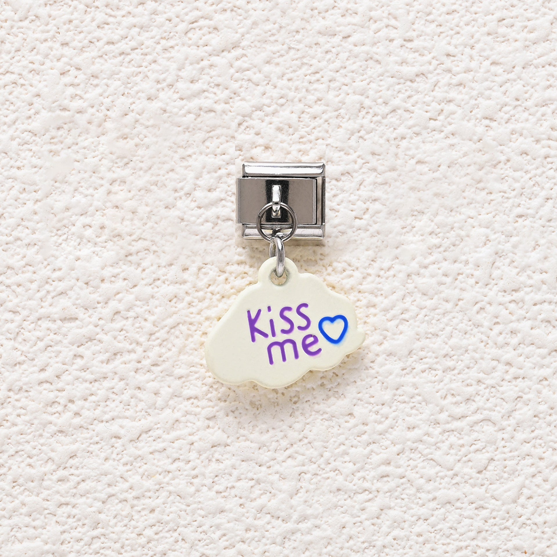 Wholesale 5pcs Italian Charm Bracelet 9mm DIY  Niche Unisex  Creative Stainless Steel Composable Bracelet