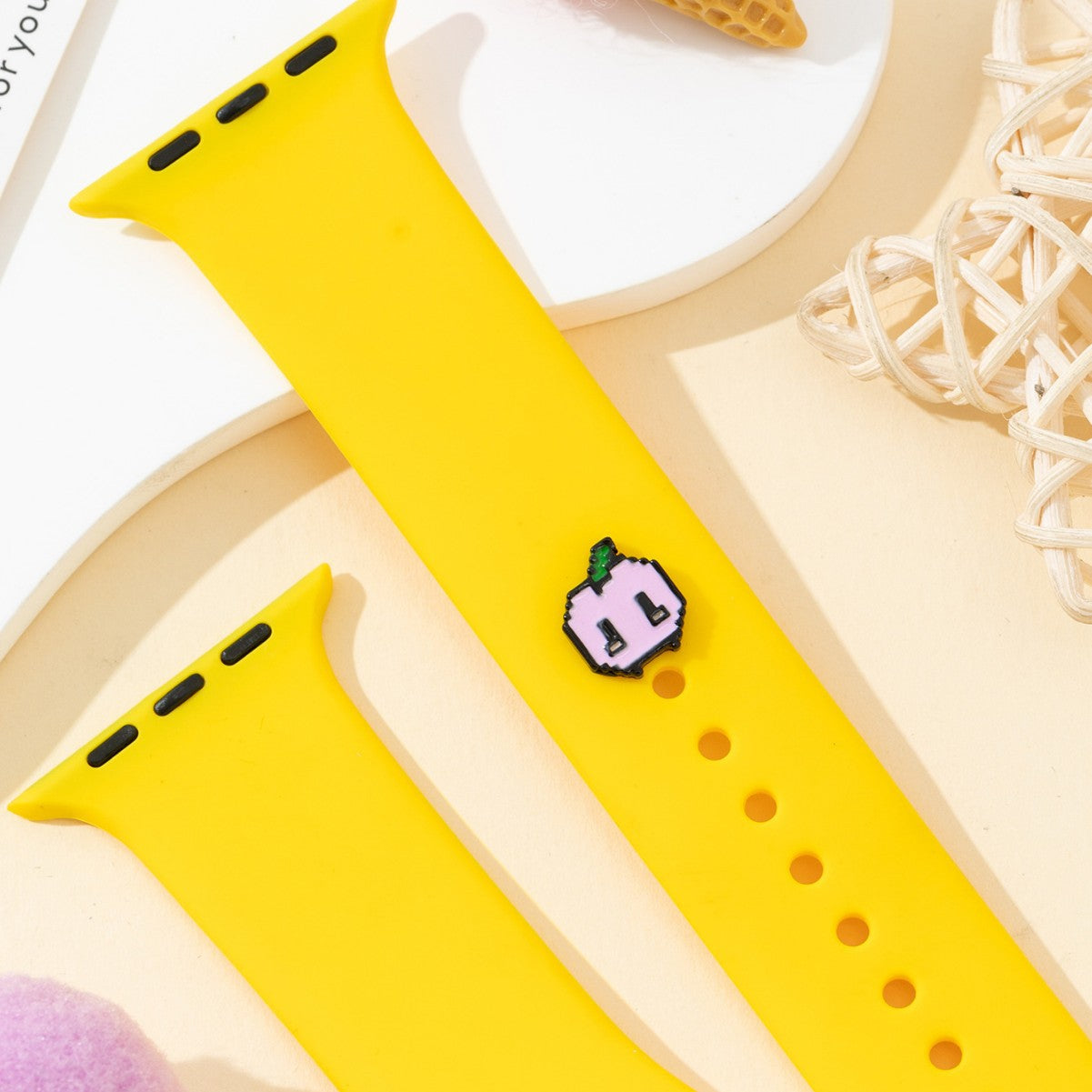 Wholesale Zinc Alloy Cartoon Decorative Buckle For Silicone Watch Bands Fashion Resale Accessory