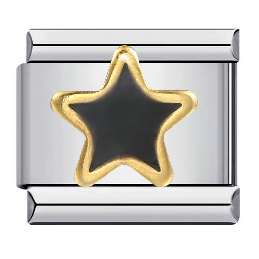 Wholesale Italian Charm Bracelet 9mm DIY Splicing Removable Gold Plated Oil Drop Cartoon Stainless Steel Composable Bracelet