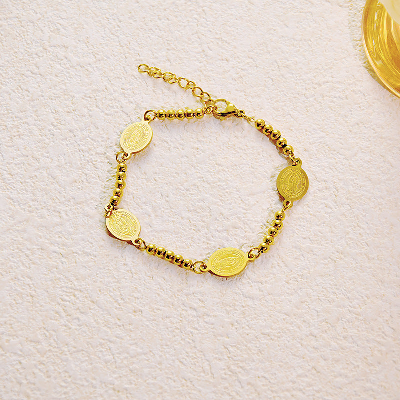 Wholesale 3mm Stainless Steel Bead Bracelet