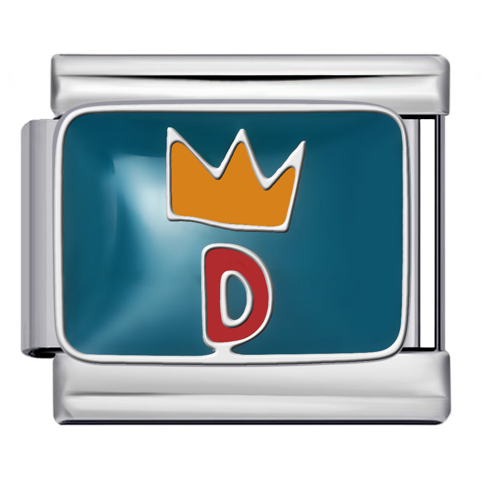 Wholesale 5pcs Italian Charm Bracelet 9mm DIY Splicing Colorful Pattern Stainless Steel Composable Bracelet