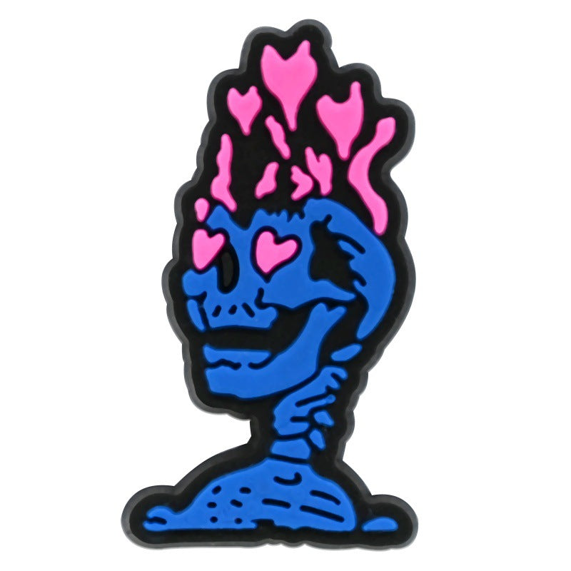 Wholesale Random 100pcs Horror Face Series Shoes Accessories Shoes Charms