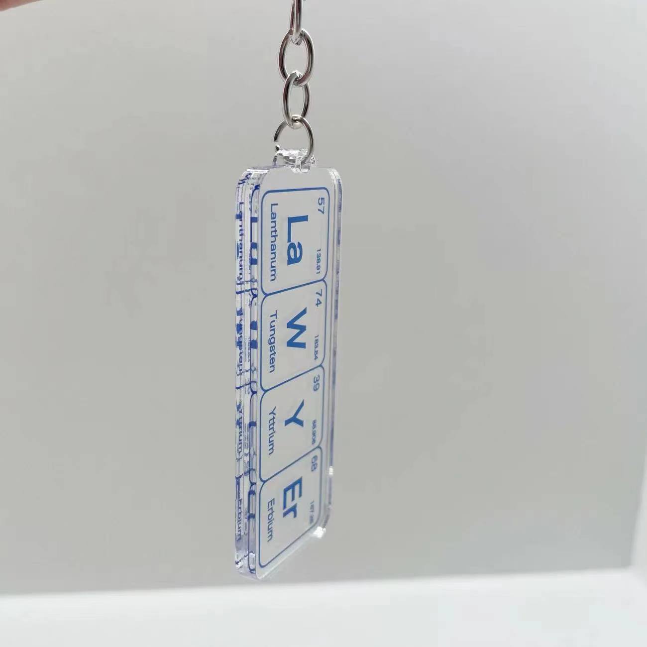 Wholesale chemical element acrylic keychains