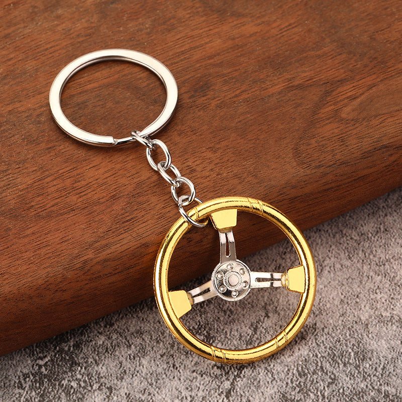 Wholesale Steering Wheel Metal Keychains ACC-KC-YuJia004