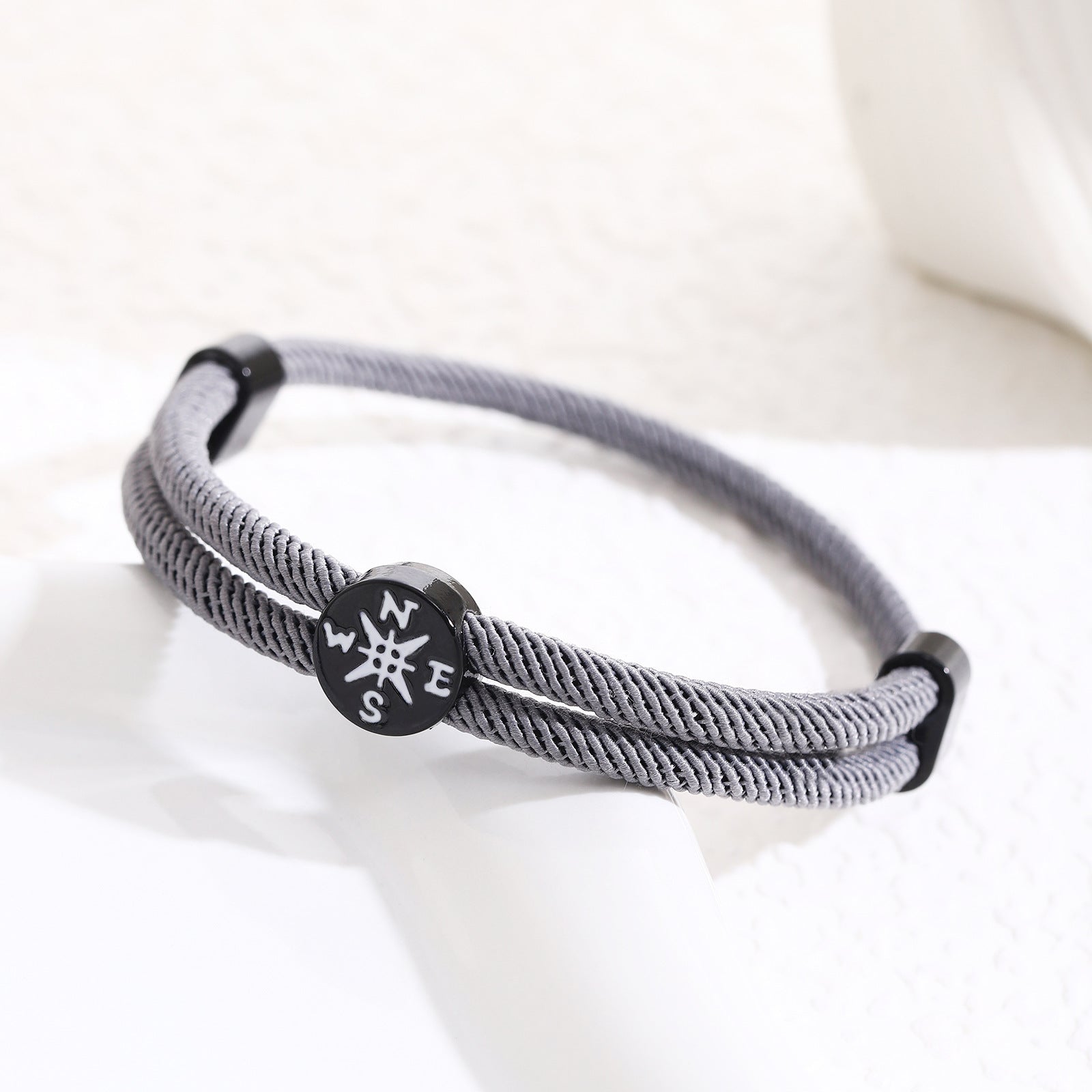 Großhandel Abschlusssaison Inspirierende Kompassgewebe Seilseilarmband