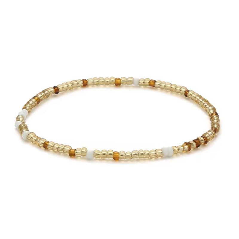 Wholesale  Bohemian Rice Bead Anklet