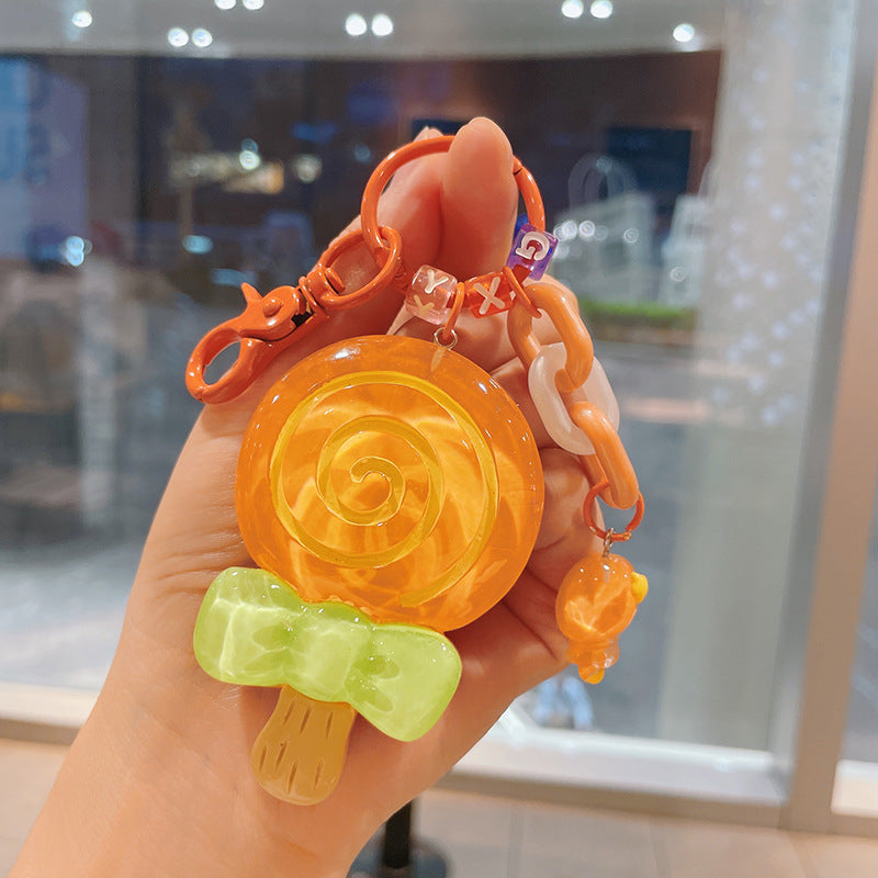 Wholesale Lollipop Resin Keychain Lanyard Keychain ACC-KC-ShuoT017