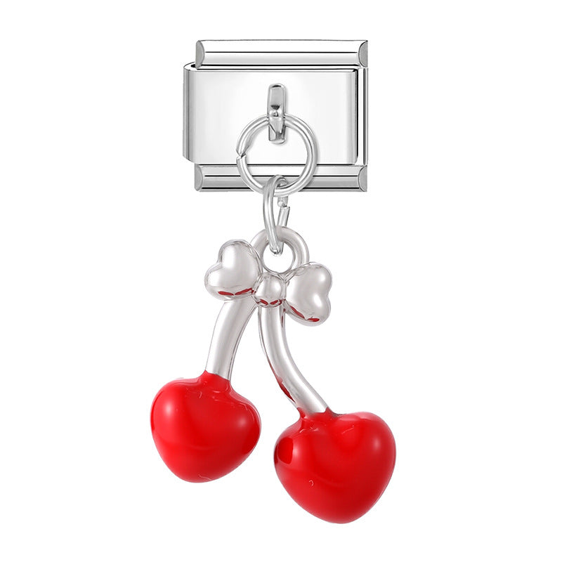 Wholesale  Italian Charm Bracelet 9mm DIY Splicing Cute Creative Stainless Steel Composable Bracelet