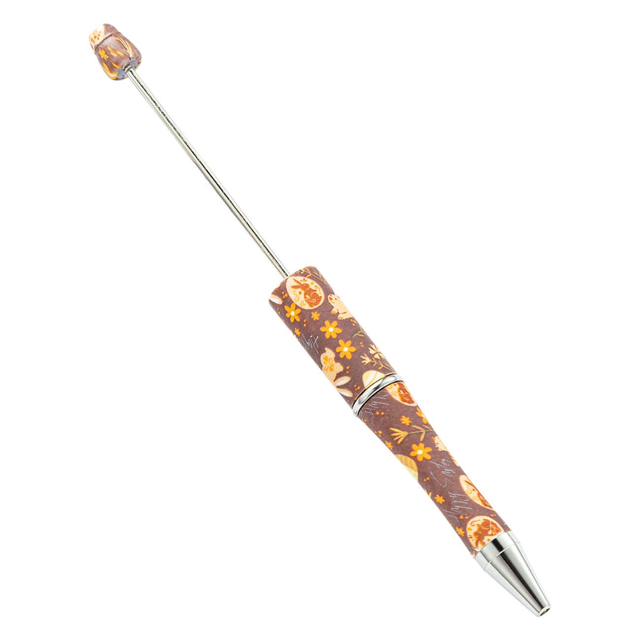 Wholesale Beadable Pens Easter Clover Print DIY Beaded Pens