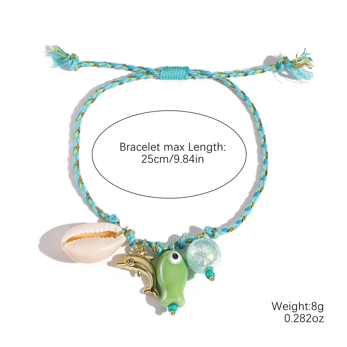 Wholesale Bohemian Ocean Style Woven Ceramic Bracelet With Shell Starfish Pendant Women S Jewelry Accessory For Travel Souvenir And Boutique Resale