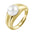 Wholesale  S925 Sterling Silver Pearl Ring  Luxury Adjustable  Ring
