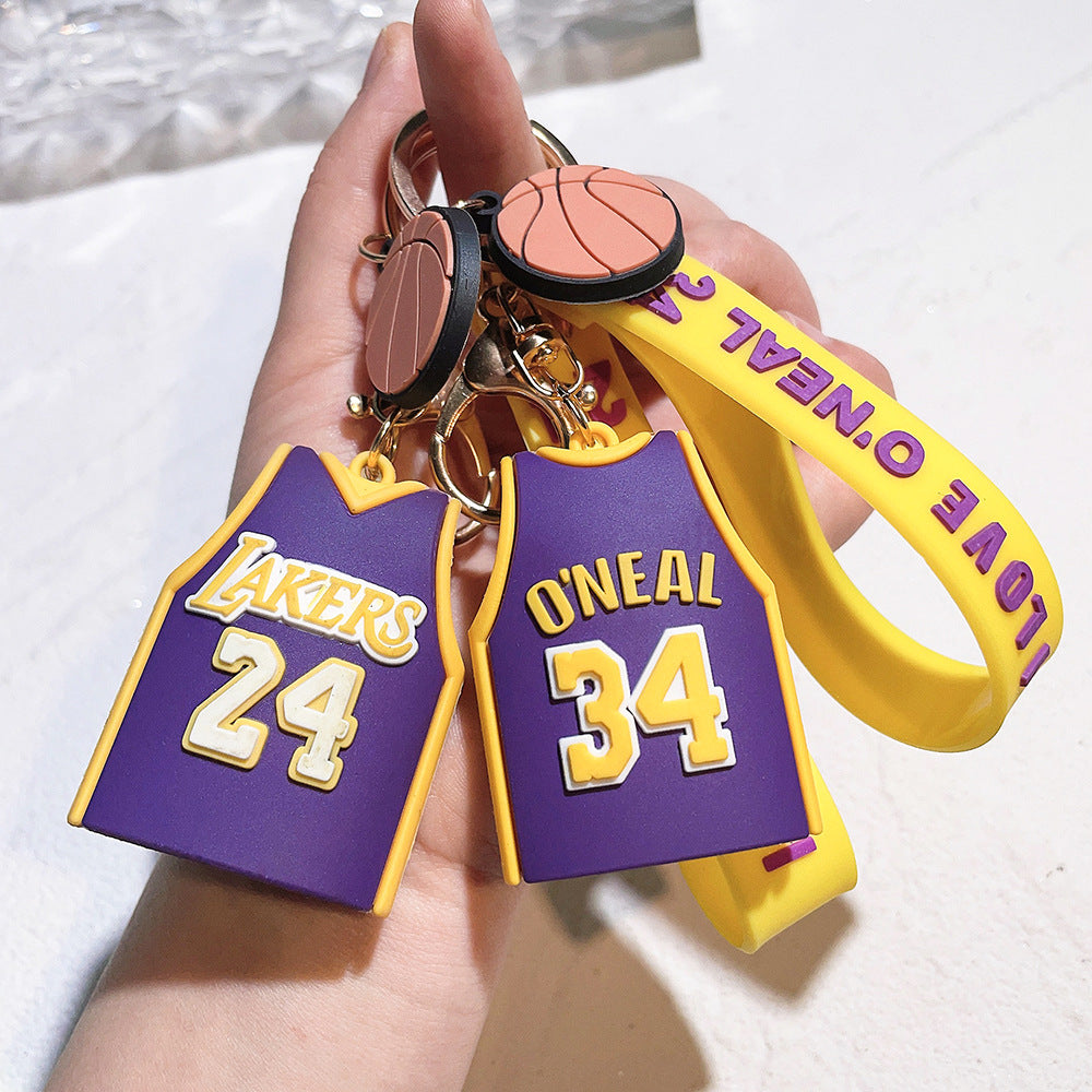 Wholesale Basketball jersey keychain