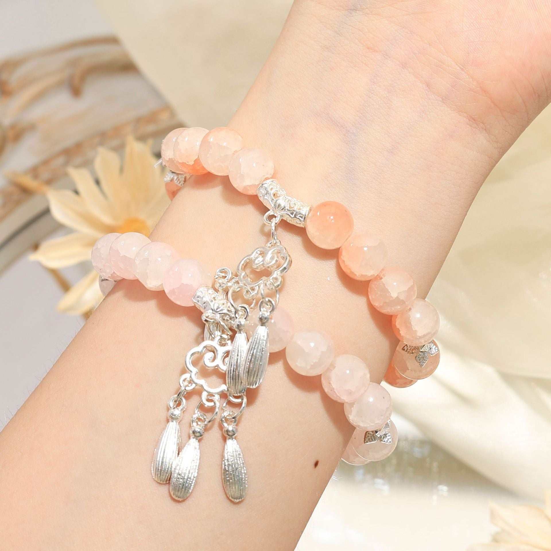 Wholesale  Tassel Gradient  Glaze Bracelet