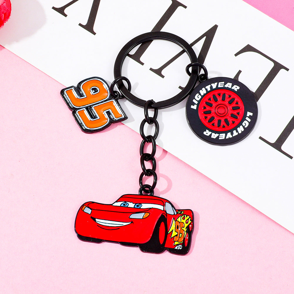 Wholesale  5pcs/pack Keychain  Keychain  Cars Racing Story Zinc Alloy Keychain ACCVIP