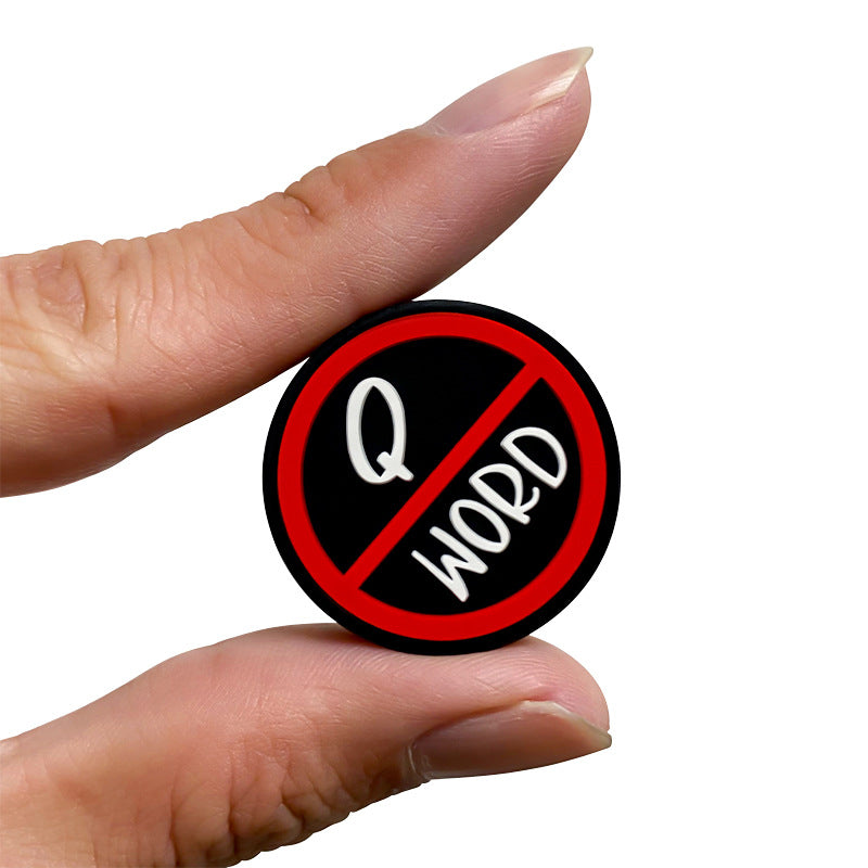 Wholesale 10pcs Black and Red Round Silicone Focal Beads DIY Bead Pen Accessories ACC-BDS-WDX196