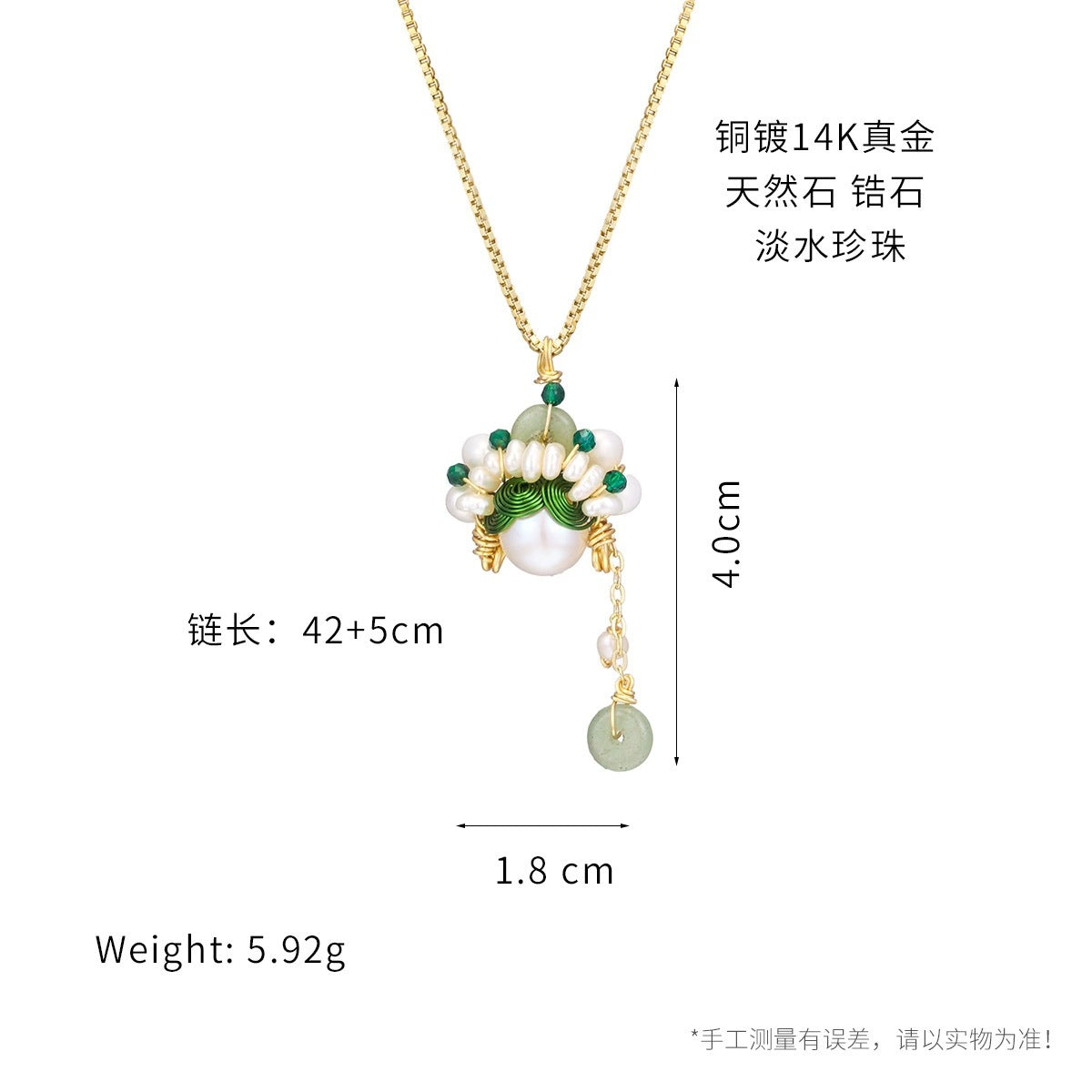 Wholesale Oil Painting Style Pendant Necklace