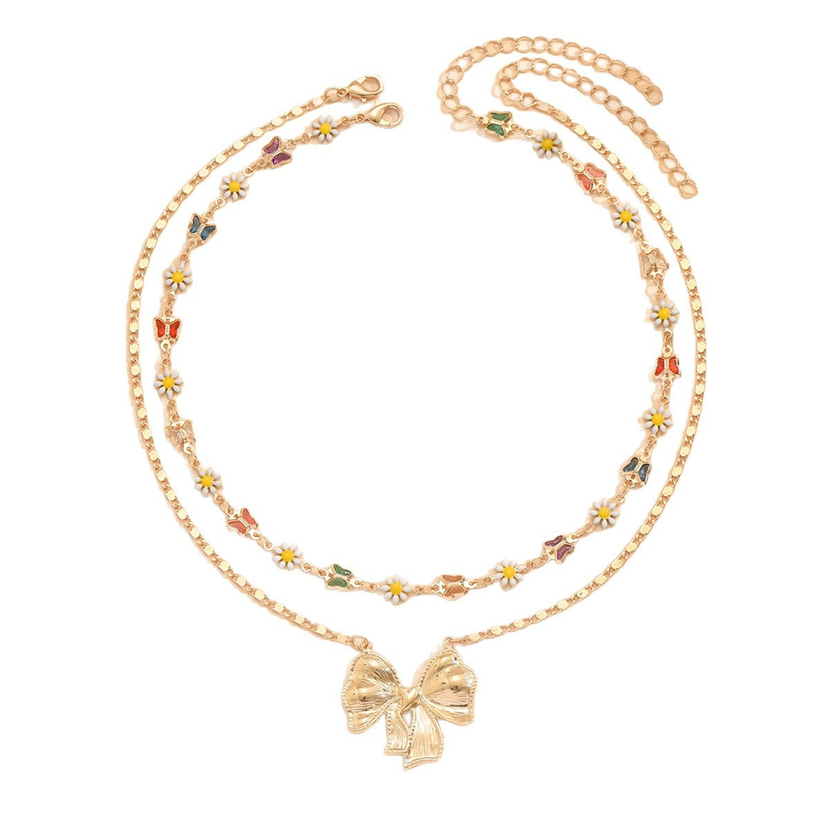 Wholesale colorful butterfly and  necklace