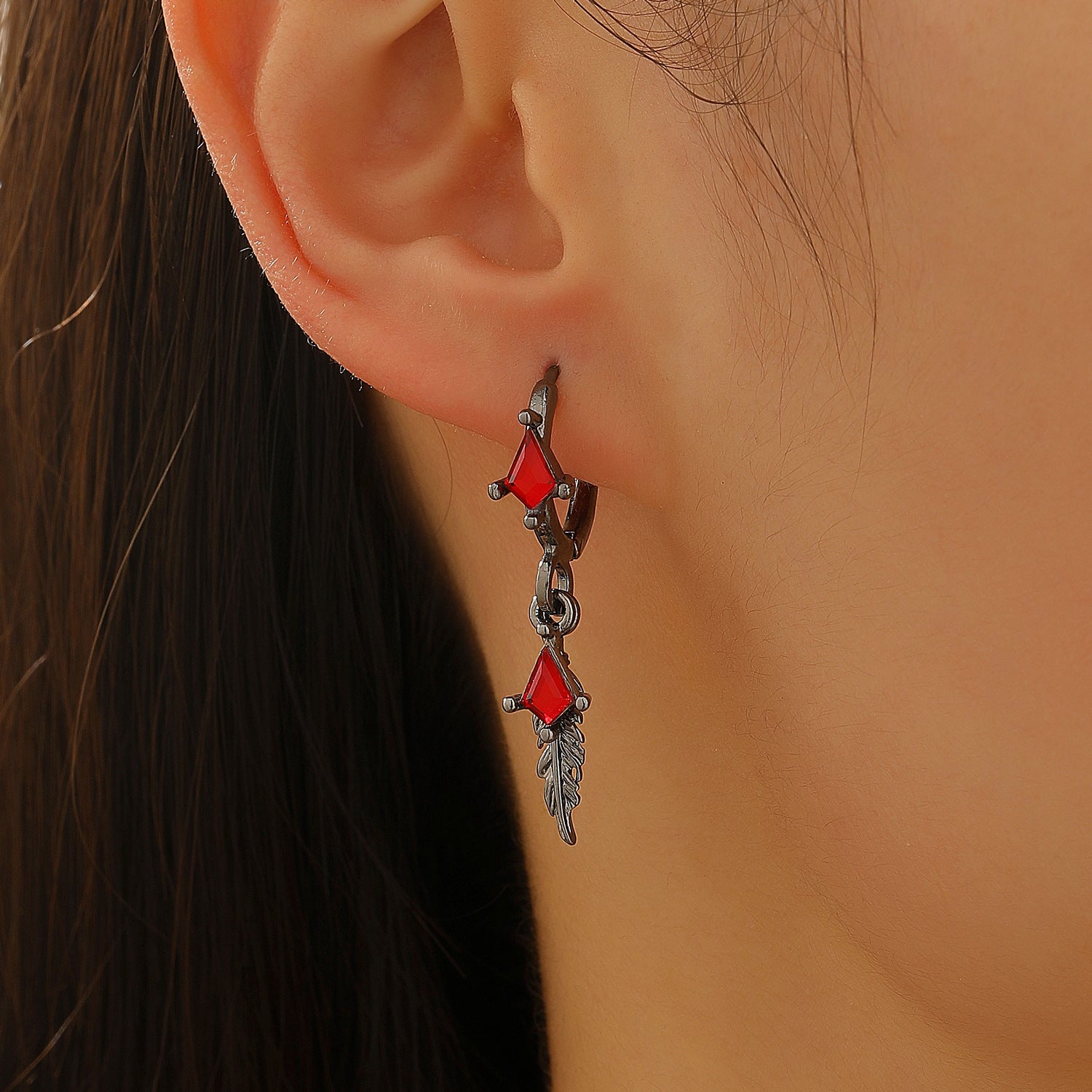 Wholesale Zinc Alloy Electroplated White Star Ear Cuff and Earring Set - Trendy Jewelry Accessory