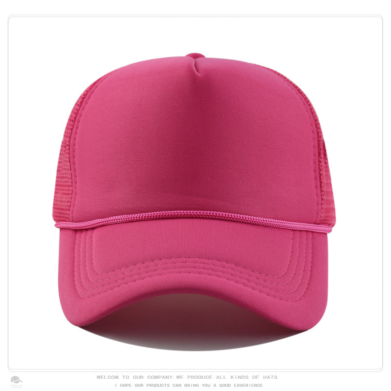Wholesale Sponge plate printed embroidered rope men' s baseball cap Hat