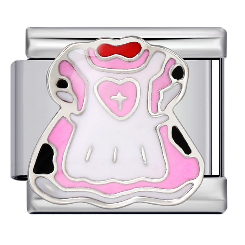 Wholesale Italian Charm Bracelet 9mm DIY Splicing Removable Childhood Toy Stainless Steel Composable Bracelet