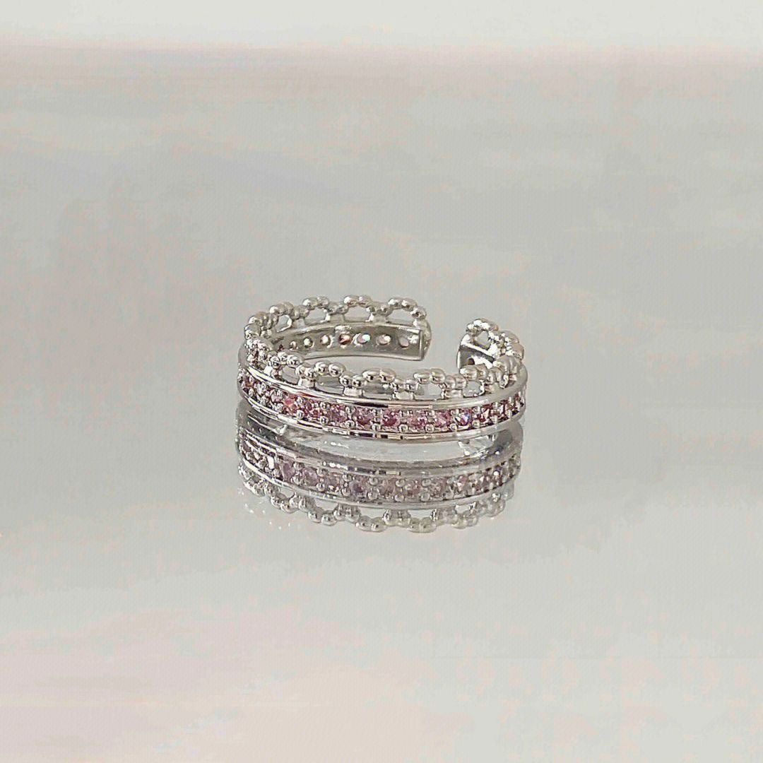Wholesale  Heart Bursting Pink Love Ring
