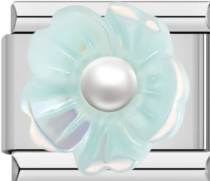 Wholesale 10pcs Italian Charm Bracelet 9mm DIY Splicing Flower Elements Stainless Steel Composable Bracelet