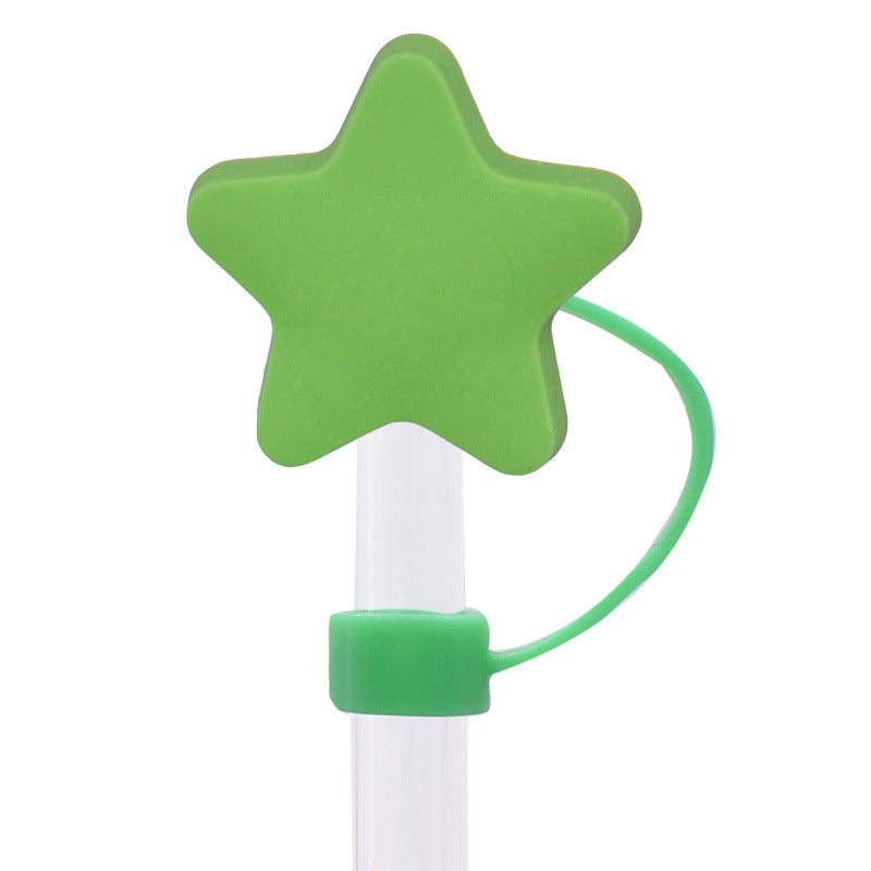 Wholesale Random 100pcs Cute food straw cover Straw Tube Cap