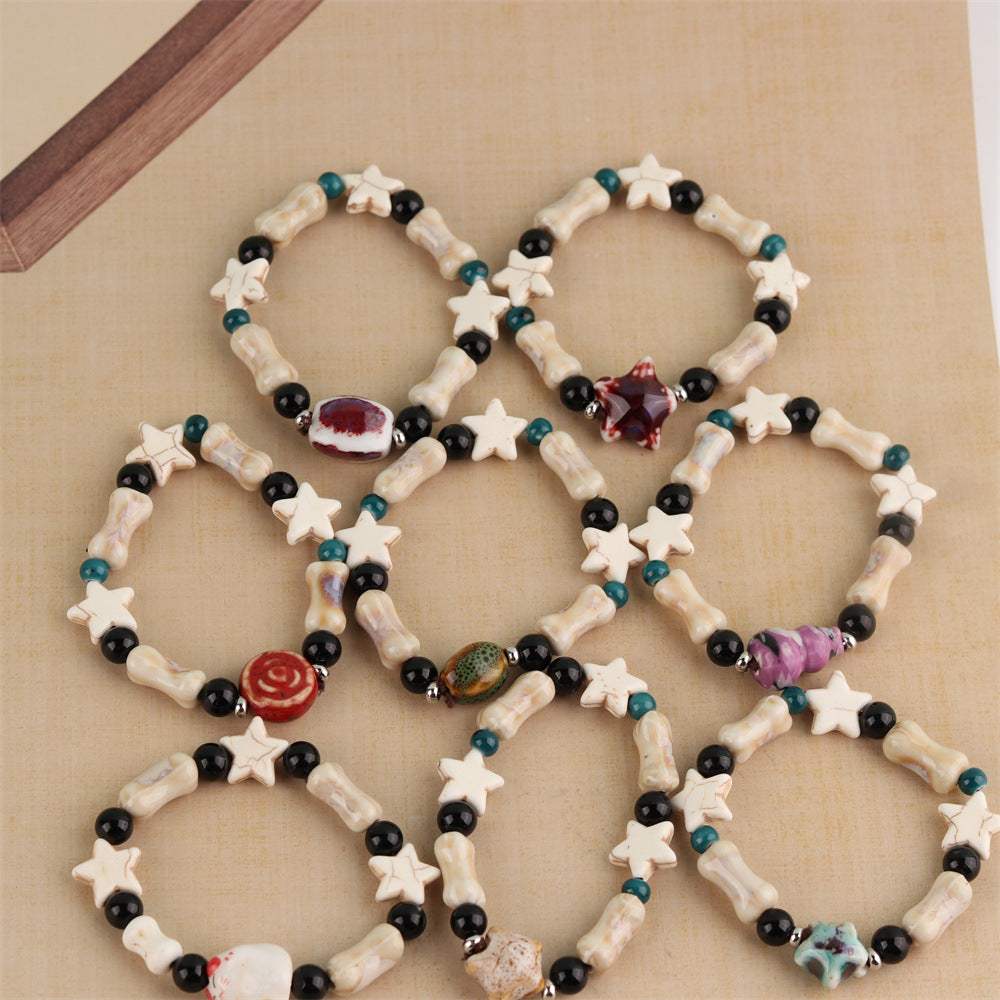 Wholesale Ceramic Puppy Bracelet ACC-BT-YXH004