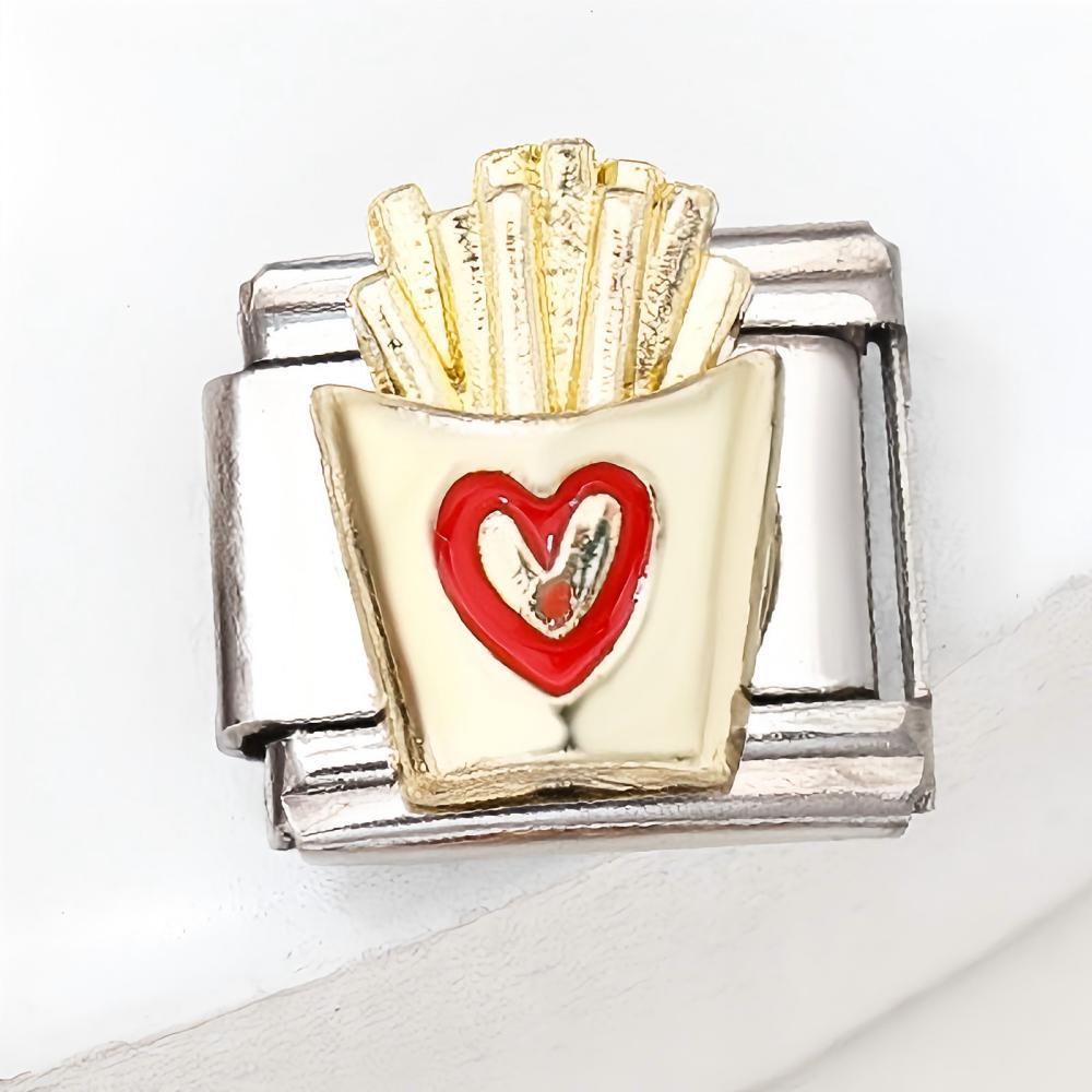 Wholesale 10pcs Italian Charm Bracelet 9mm DIY Splicing Cute Creative Stainless Steel Composable Bracelet