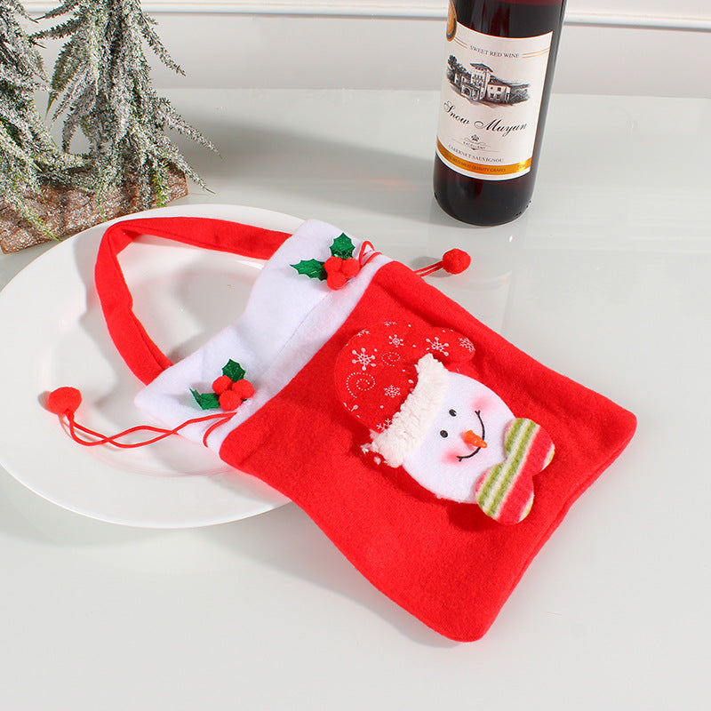 Wholesale Christmas Gift Bag Cute Candy Bag Christmas Decorations