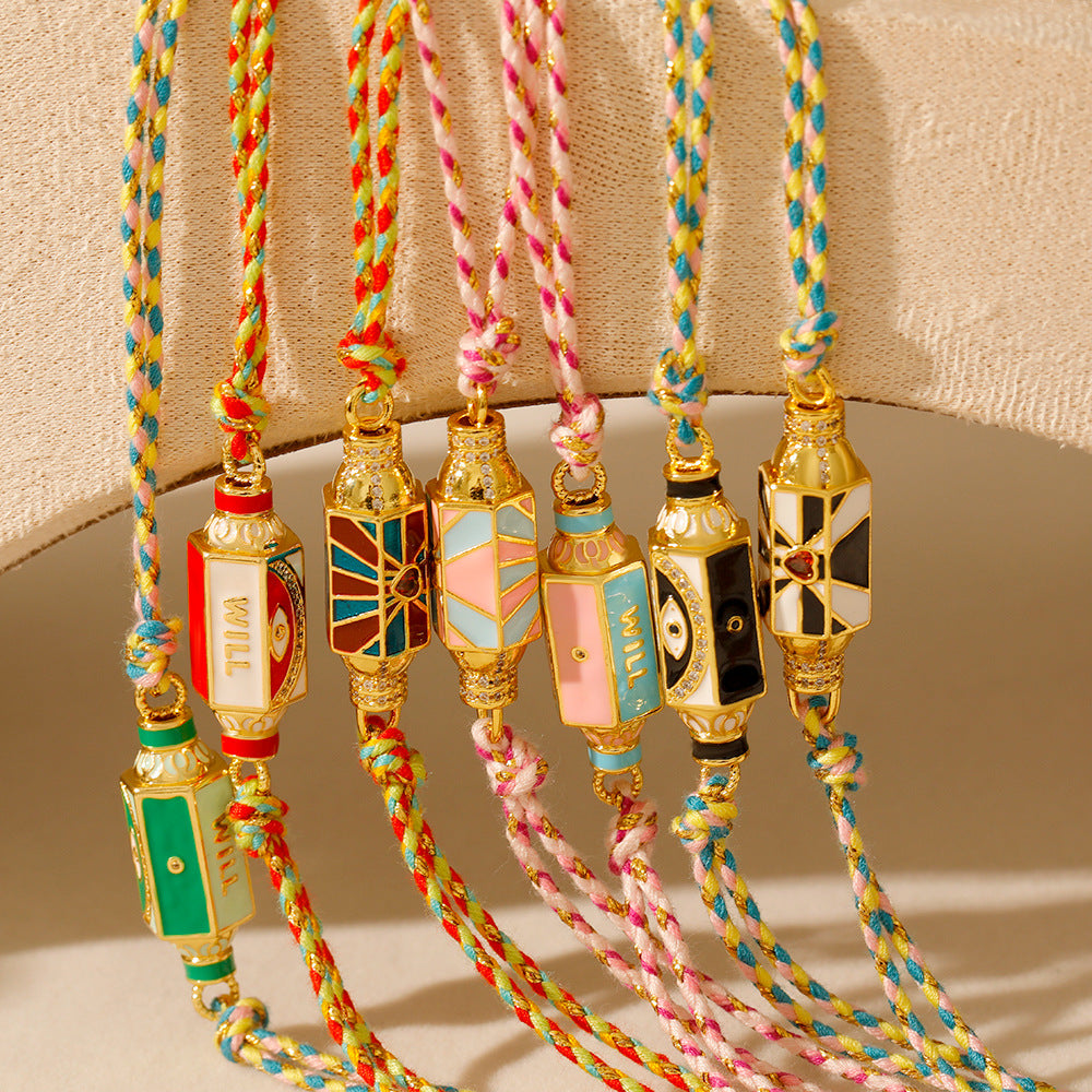 Wholesale Valentine's Day Colorful Tarot Necklaces