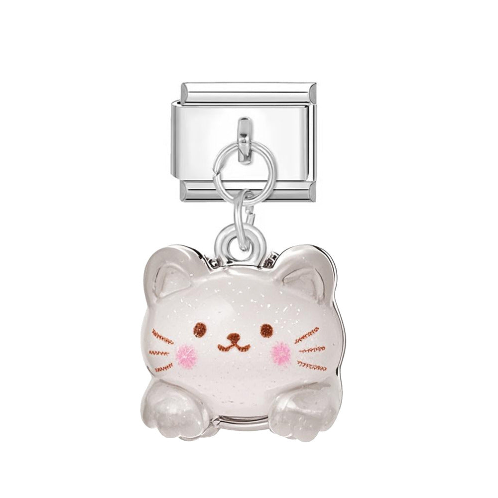 Wholesale  Italian Charm Bracelet 9mm DIY Pendant Series  Creative Stainless Steel Composable Bracelet