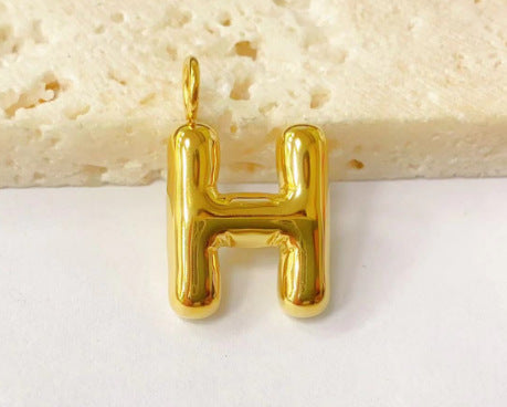 Wholesale Stainless steel bubble letter pendant