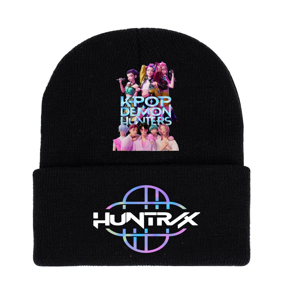 Wholesale kpop anime cartoon knitted hat Beanie