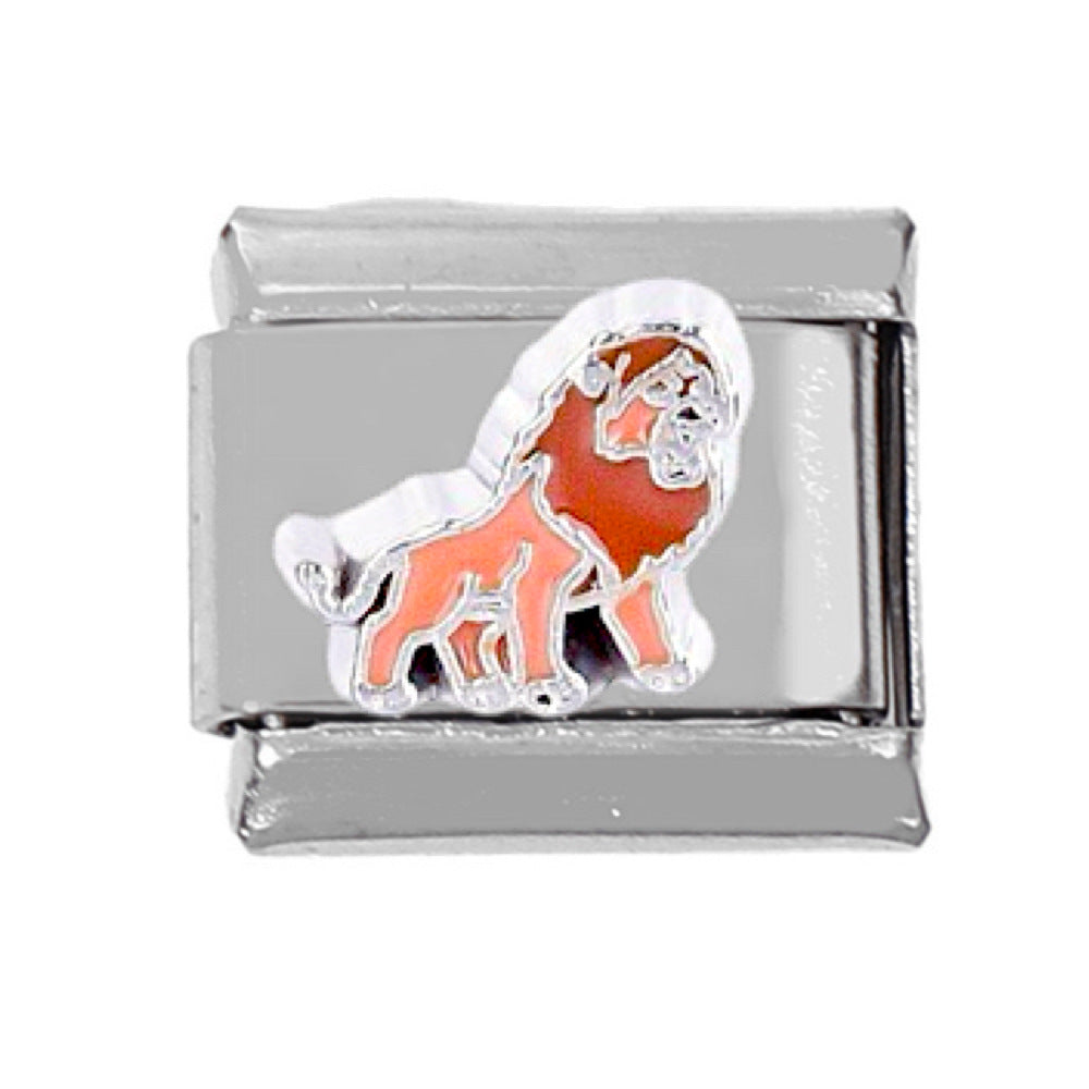 Wholesale 5pcs Italian Charm Bracelet Charm Module Stainless Steel Animal Bracelet 9mm DIY Pattern Free Stitching Detachable Composable Bracelet ACC-BT-DaLiang014