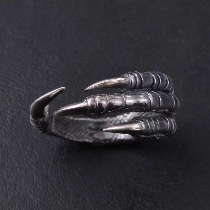 Wholesale Trendy Dragon Claw Ring for Men Adjustable Alloy Jewelry Accessory