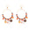 Wholesale Halloween hoop earrings pumpkin ghost earrings