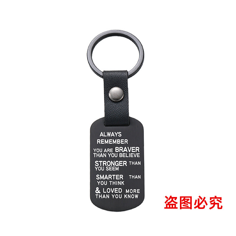 Wholesale Gifts for Friends Sisters Metal Leather Keychains ACC-KC-GangGu030