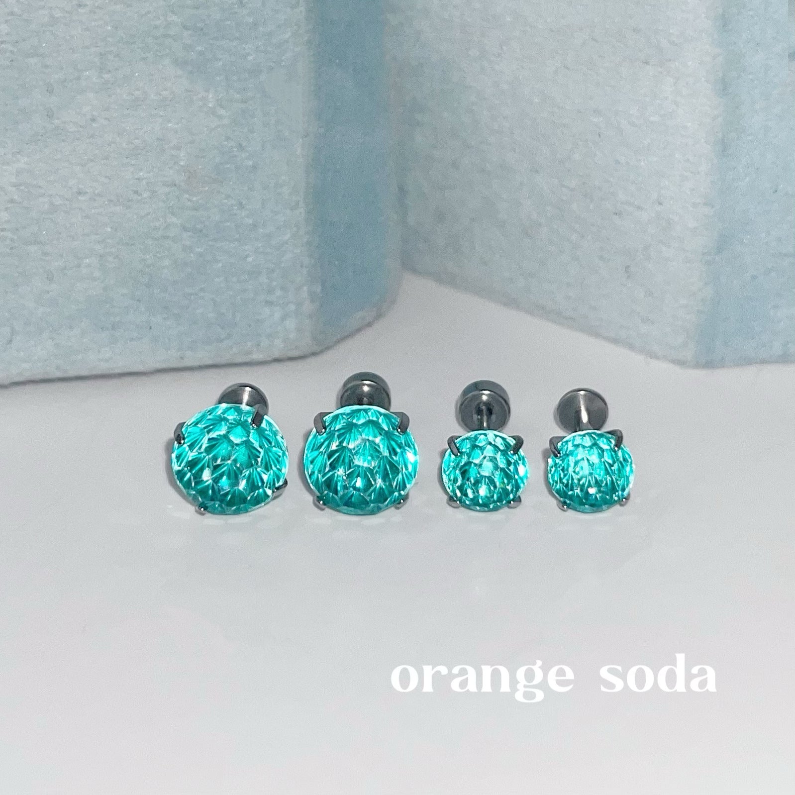 Wholesale Fireworks Titanium Steel Ear Bone Stud Earrings