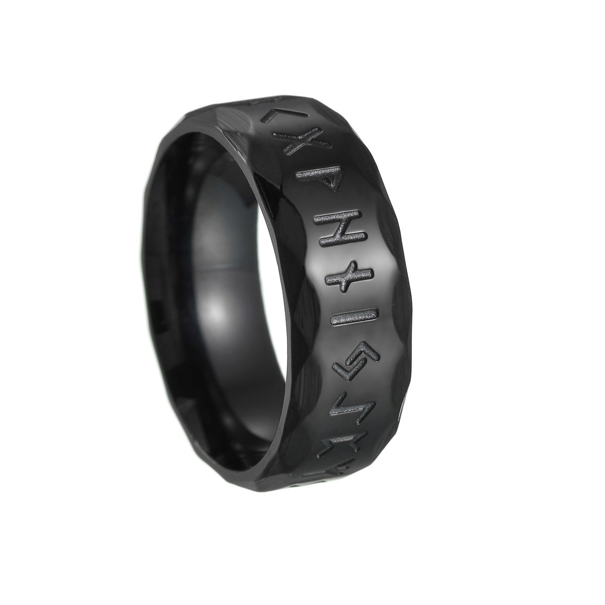 Wholesale Titanium Steel Men's Antique Silver Ring