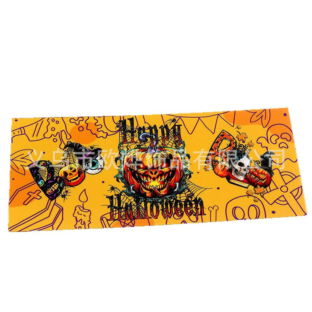 Wholesale Cartoon UV  16oz transfer stickers crystal stickers tear film leaving words crystal stickers glass stickers