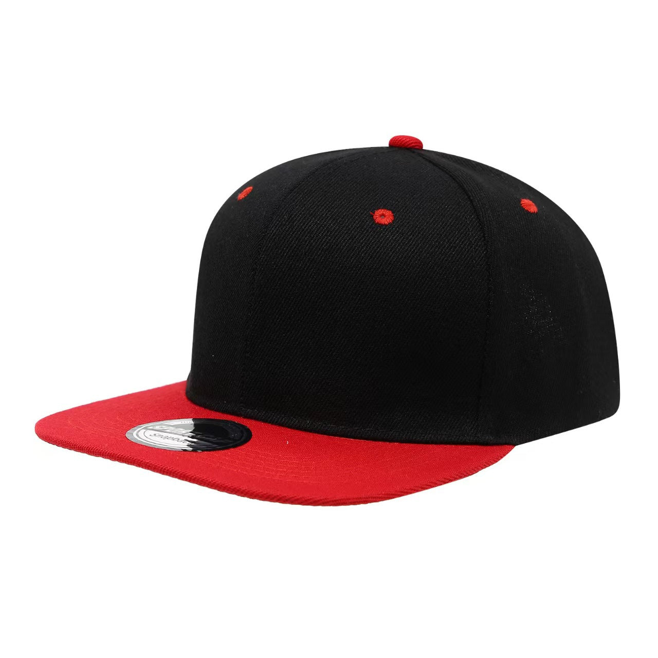 Wholesale Fashion Six Panel Hard Top Flat Brim Hip Hop Baseball Cap Unisex Streetwear Summer Casual Hat