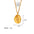 Wholesale Stainless steel oval rose gold coin stainless steel gold plated 18k color clavicle chain
