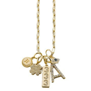 Wholesale 18K letter pendant