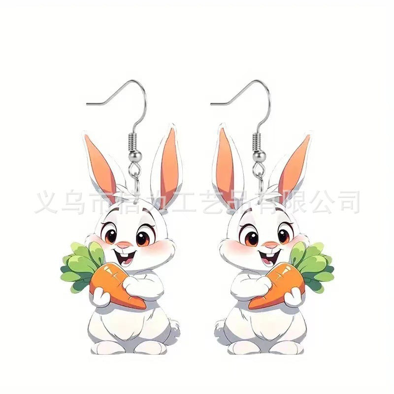 Wholesale Cute cartoon cat earrings