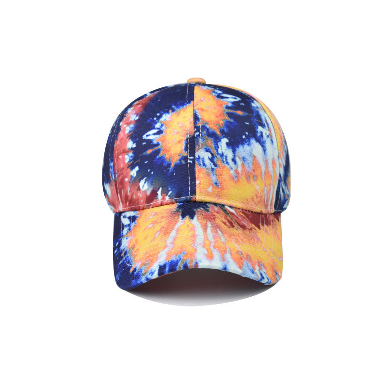 Wholesale Stylish Chinese Style Gradient Baseball Cap With Traditional Painting Print Adjustable Outdoor Sun Hat For Summer