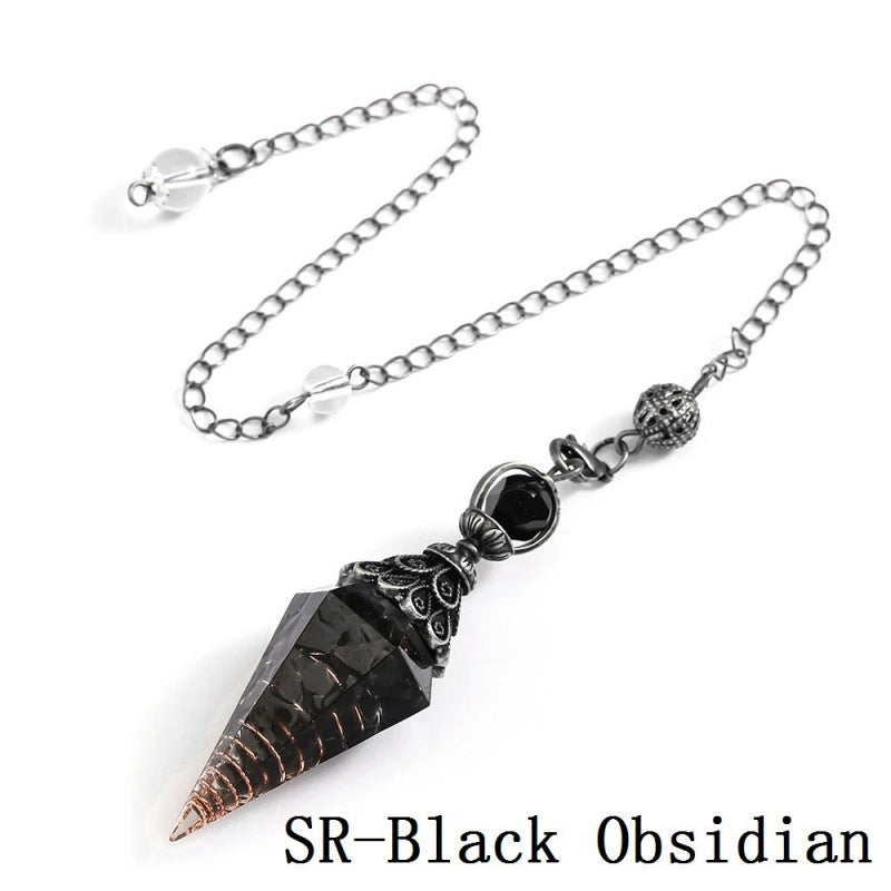 Wholesale Amethyst Crystal Hexagon Pendant Ancient Silver for DIY Jewelry Making Decorative Gift