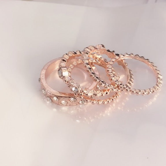 Wholesale Alloy geometric retro ring