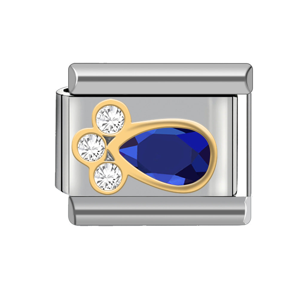 Wholesale Italian Charm Bracelet 9mm DIY Splicing Cute Creative Stainless Steel Composable Bracelet