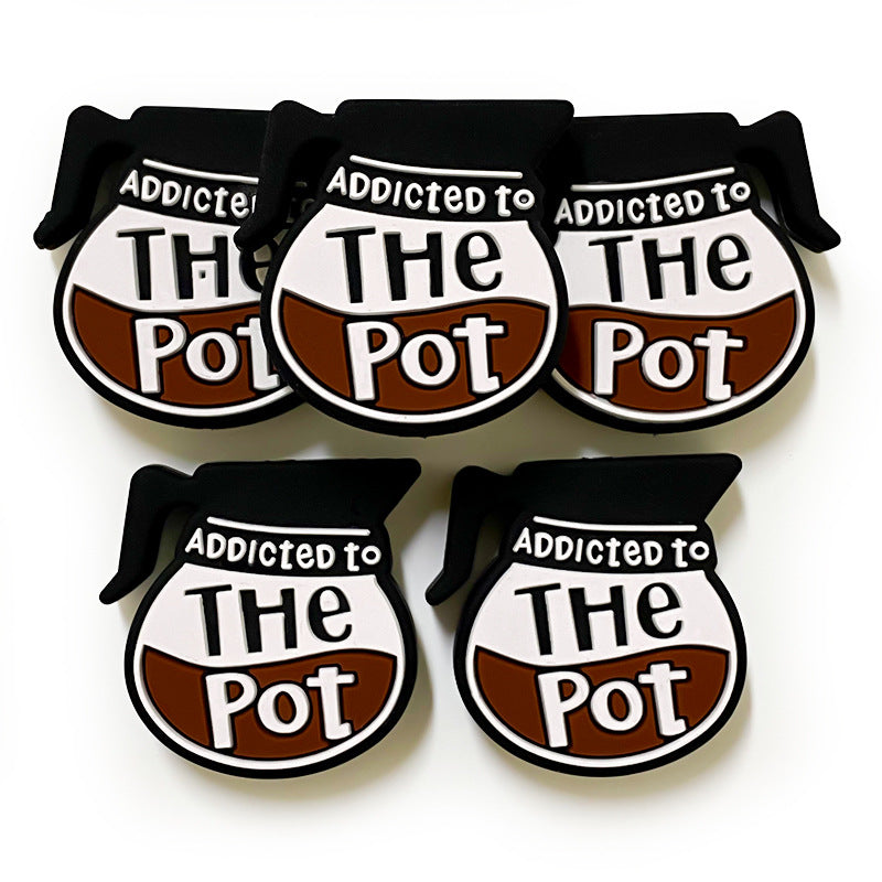 Wholesale Random 10pcs Silicone Beads Loose Beads DIY Accessories Focal Beads ACC-BDS-WDX225